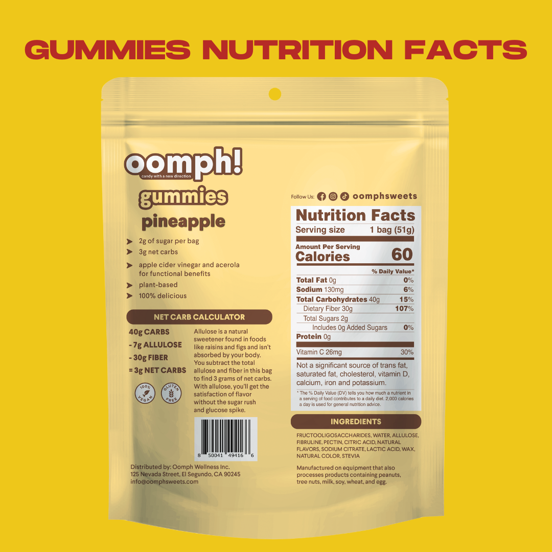 Pineapple Gummies - 2pk