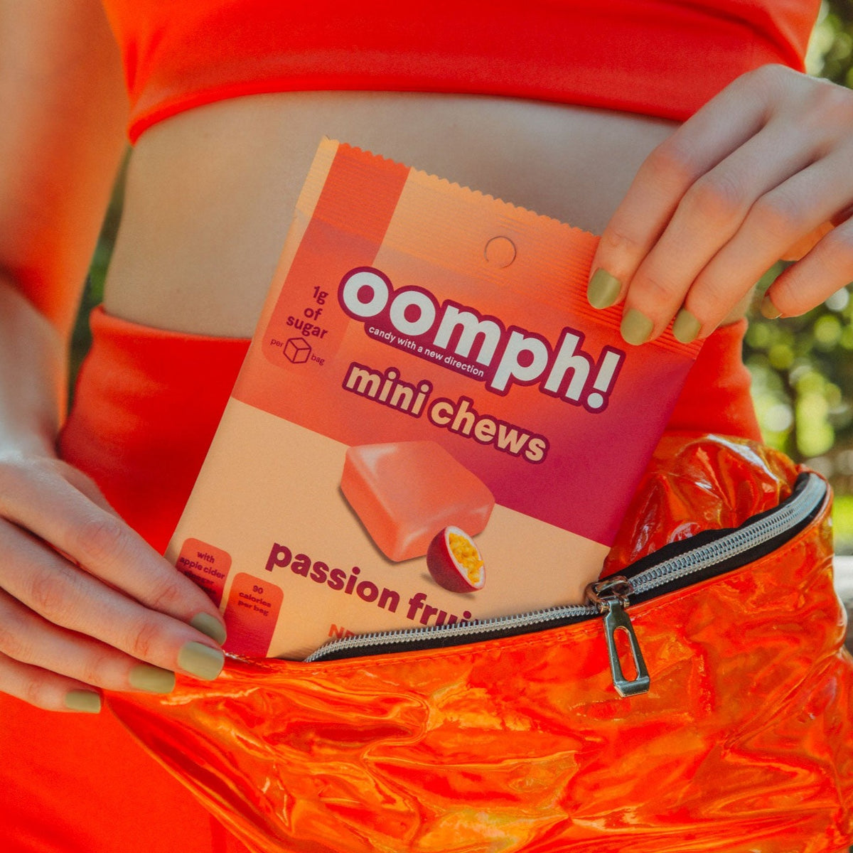 Passion Fruit Mini Chews Oomph! Sweets