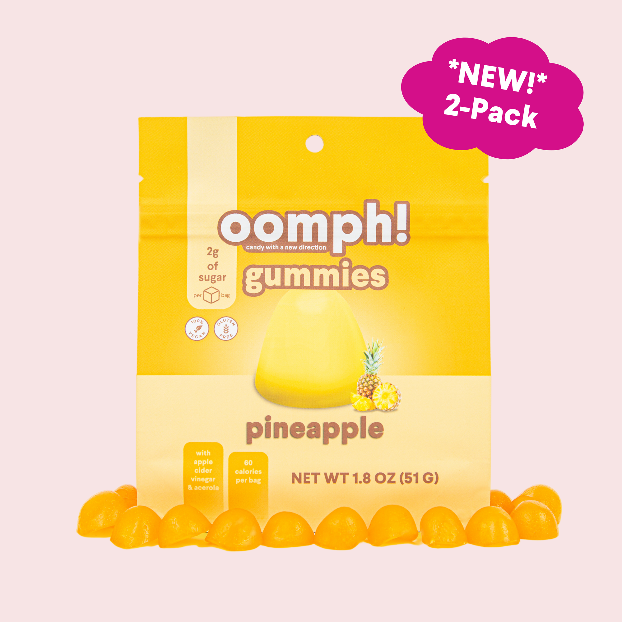 Pineapple Gummies - 2pk